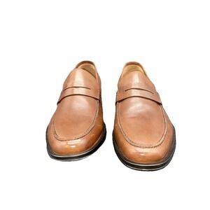 Banana Republic men's 10.5 brown leather penny loafers with "Dual Zone Comfort"